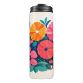 Mitte des Jahrhunderts moderne hawaii Boho-Kunst Thermosbecher (Vorderseite)