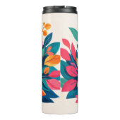 Mitte des Jahrhunderts moderne hawaii Boho-Kunst Thermosbecher (Rückseite)