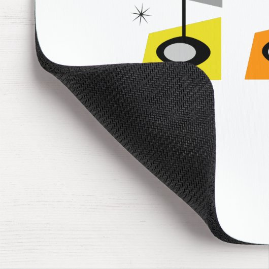 Mitte des Jahrhunderts moderne MAUSUNTERLAGE Mousepad (Ecke)