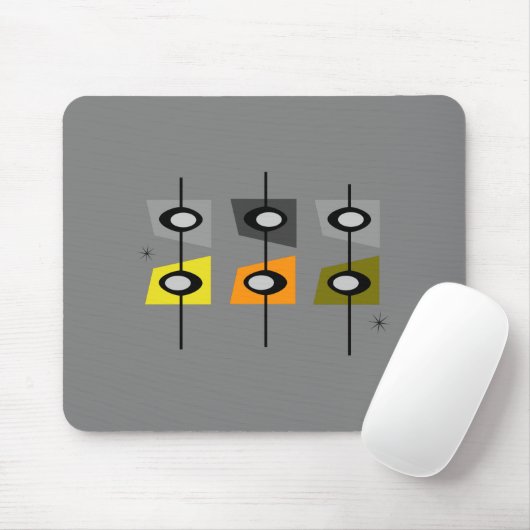 Mitte des Jahrhunderts moderne MAUSUNTERLAGE Mousepad (Mit Mouse)