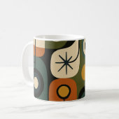 Mitte des Jahrhunderts Moderne Sternenexplosion Mu Kaffeetasse (Vorderseite Links)
