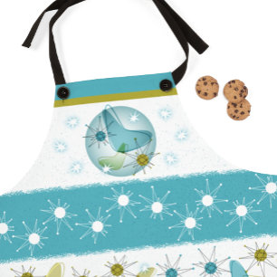 Mitte des Jahrhunderts Moderne Sternexplosion Unis Schürze