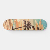 Mitte des Jahrhunderts moderne Strand Hawaii Sonne Skateboard (Horizontal)