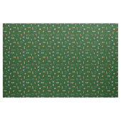Mitte des Jahrhunderts Moderne Texturierter Waldgr Stoff (Yard (91,4 cm))