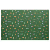 Mitte des Jahrhunderts Moderne Texturierter Waldgr Stoff (Fat Quarter (45,7 x 55,9 cm))