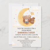 Mitte des Jahrhunderts Moderne Vintage 1950er Baby Einladung (Vorderseite)