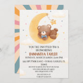 Mitte des Jahrhunderts Moderne Vintage 1950er Baby Einladung (Vorne/Hinten)