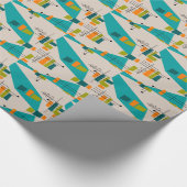 Mitte des Jahrhunderts modernes abstraktes #55 Geschenkpapier (Ecke)