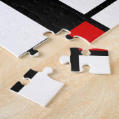 Mitte des Jahrhunderts Modernes Abstraktes Mondria Puzzle (Seite)