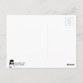 "Mitte des Jahrhunderts modernes abstraktes Postkarte (Rückseite)