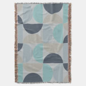 Mitte des Jahrhunderts Modernes Blau und Grau Decke (Vorderseite Vertikal)