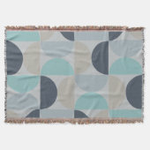 Mitte des Jahrhunderts Modernes Blau und Grau Decke (Vorderseite)