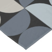 Mitte des Jahrhunderts Modernes Blau und Grau Tischdecke (Schrägansicht)