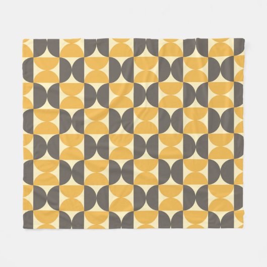 Mitte des Jahrhunderts modernes Brown u. Fleecedecke (Vorderseite (Horizontal))