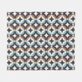 Mitte des Jahrhunderts modernes Brown u. Fleecedecke (Vorderseite (Horizontal))