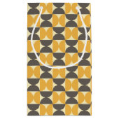 Mitte des Jahrhunderts modernes Brown u. Kleine Geschenktüte (Rückseite)