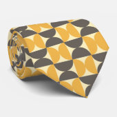 Mitte des Jahrhunderts modernes Brown u. Krawatte (Gerollt)