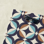 Mitte des Jahrhunderts modernes Brown u. Strandtuch (Beispiel)