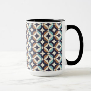 Mitte des Jahrhunderts modernes Brown u. Tasse