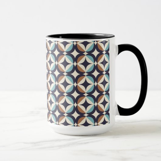 Mitte des Jahrhunderts modernes Brown u. Tasse (Rechts)