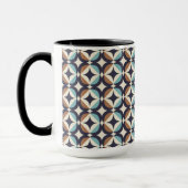 Mitte des Jahrhunderts modernes Brown u. Tasse (Links)