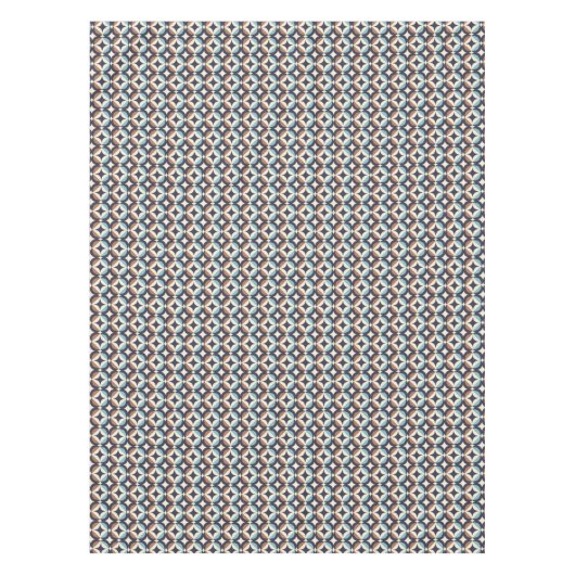 Mitte des Jahrhunderts modernes Brown u. Tischdecke (Vorderseite)