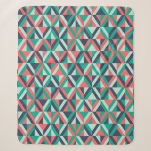Mitte des Jahrhunderts modernes geometrisches Must Sherpadecke
