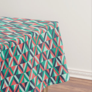 Mitte des Jahrhunderts modernes geometrisches Must Tischdecke