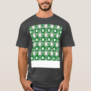 Mitte des Jahrhunderts modernes Muster T-Shirt