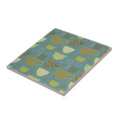 Mitte des Jahrhunderts Modernes, robustes blaues T Fliese (Seite)