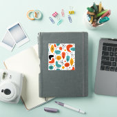 Mitte des Jahrhunderts, modernes Sternenmuster Aufkleber (iPad Hülle)