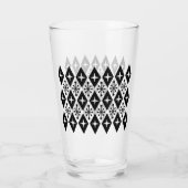 Mitte des Jahrhunderts, modernes Sternenmuster Glas (Rückseite)
