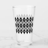 Mitte des Jahrhunderts, modernes Sternenmuster Glas (Vorderseite)