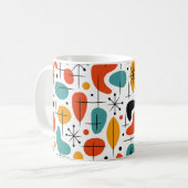 Mitte des Jahrhunderts modernes Sternenmuster Kaffeetasse (Vorderseite Links)