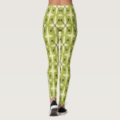 Mitte des Jahrhunderts modernes Sternenmuster Leggings (Rückseite)