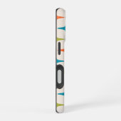 Mitte des Jahrhunderts modernes Sternmuster iPhone 16 Hülle (Rechte Seite)
