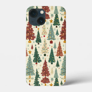 Mitte des Jahrhunderts modernes Weihnachtsbaum-Mus Case-Mate iPhone Hülle