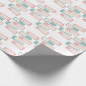 Mitte des Jahrhunderts Muster Geschenkpapier (Ecke)