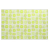Mitte-des-Jahrhunderts Muster längliche Chartreuse Stoff (Fat Quarter (45,7 x 55,9 cm))