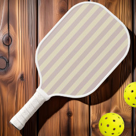 Mitte des Jahrhunderts Polo Striping Lavender Kiss Pickleball Schläger