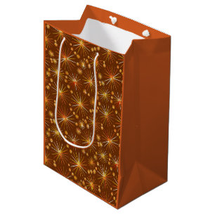 Mitte des Jahrhunderts Sputnik-Muster, Schokoladen Mittlere Geschenktüte