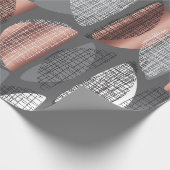 Mitte des Jahrhunderts zeigt sich ein modernes, na Geschenkpapier (Ecke)