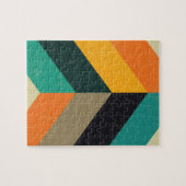 Mitte des Jahrhunderts Zickzack Puzzle (Horizontal)