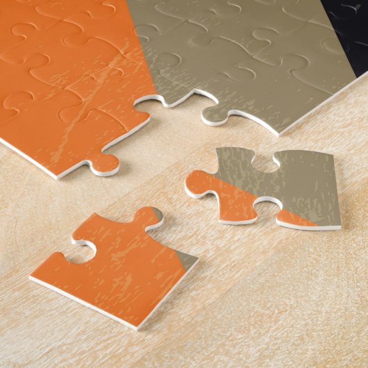 Mitte des Jahrhunderts Zickzack Puzzle (Seite)