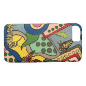 Mitte- des Jahrhundertsabstrakte Case-Mate iPhone Hülle (Rückseite (Horizontal))