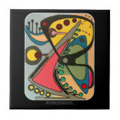 Mitte- des Jahrhundertsabstrakte Fliese (Vorderseite)