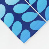 Mitte- des Jahrhundertsdänisches Blätter-, Fleecedecke (Ecke)