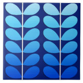 Mitte- des Jahrhundertsdänisches Blätter-, Fliese (Vorderseite)