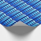 Mitte- des Jahrhundertsdänisches Blätter-, Geschenkpapier (Ecke)