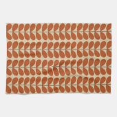 Mitte- des Jahrhundertsdänisches Blätter, Rost Küchentuch (Horizontal)